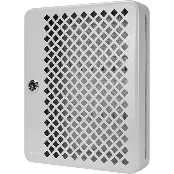 Barska CB13756 27 Capacity Fixed Position Mesh Front Key Cabinet with Key Lock