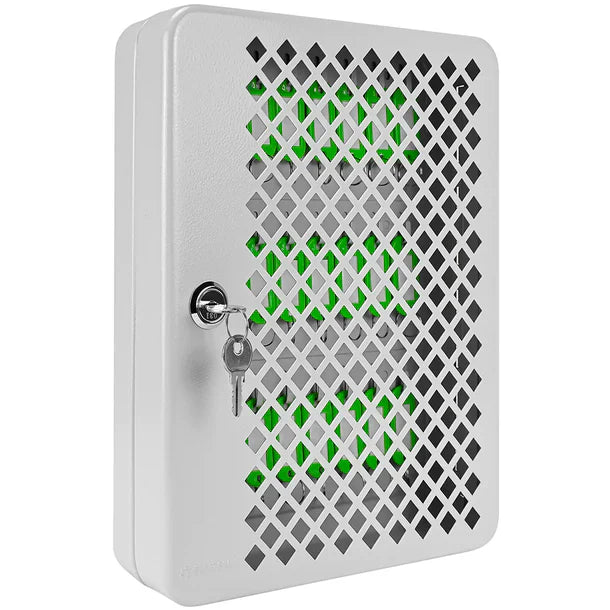 Barska CB13756 27 Capacity Fixed Position Mesh Front Key Cabinet with Key Lock