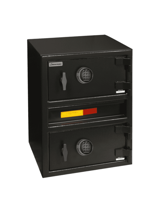 AMSEC MM2820CTR-Drop-E2-E2 Center Drop Double Door Deposit Safe with ESL20 Digital Lock