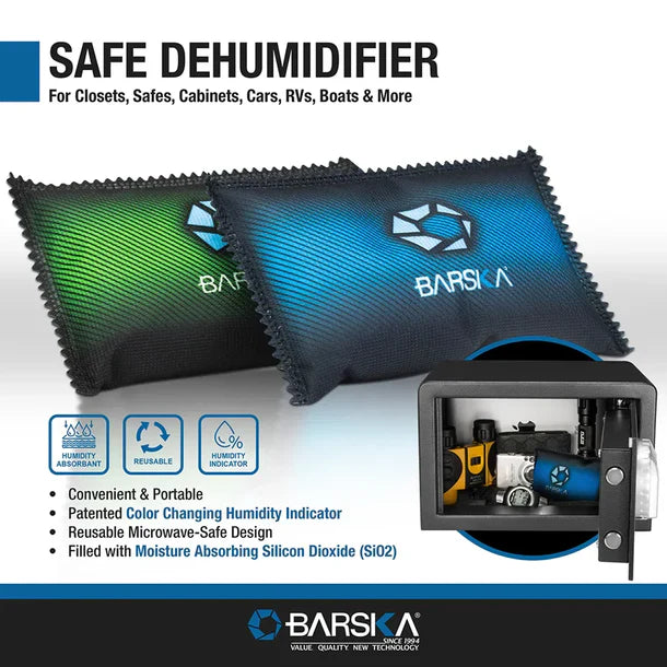 Barska AF13772 Reusable Safe Dehumidifier 2-Pack