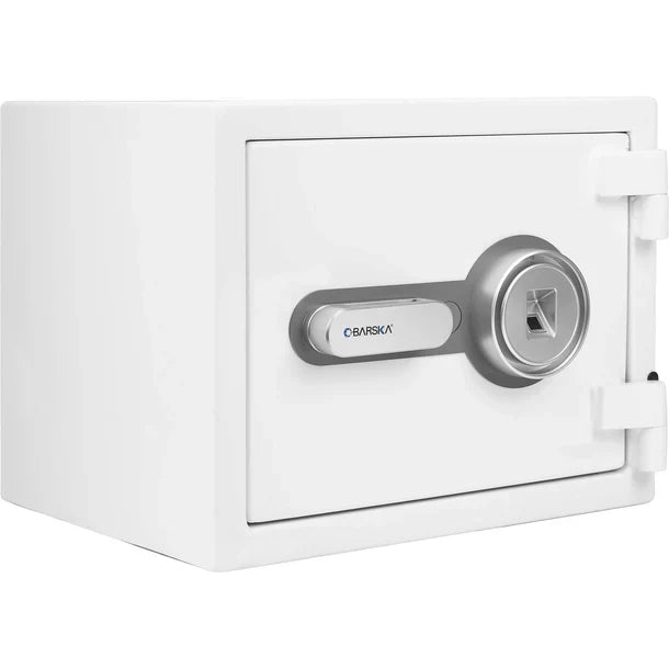 Barska AX13738 Biometric Fireproof Safe - White