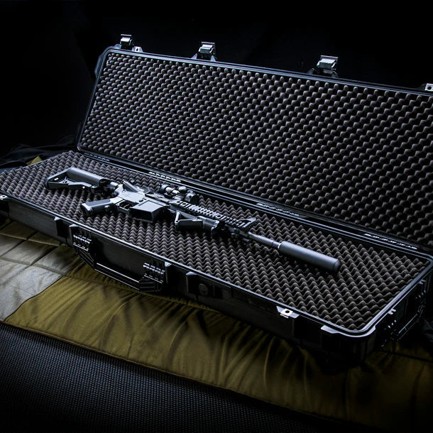 Barska BH12158 Loaded Gear Watertight 53" Hard Rifle Case with Wheels AX-500