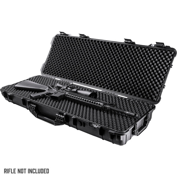 Barska BH12160 Loaded Gear Watertight 44" Hard Rifle Case with Wheels AX-600