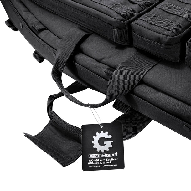 Barska BI12550 Loaded Gear 46" Tactical Rifle Bag Black RX-600
