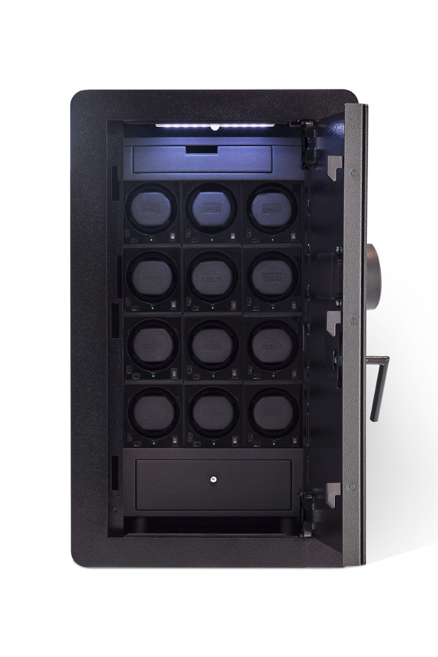 BlumSafe Professional Junior Watch Winder & Jewelry Wall Safe