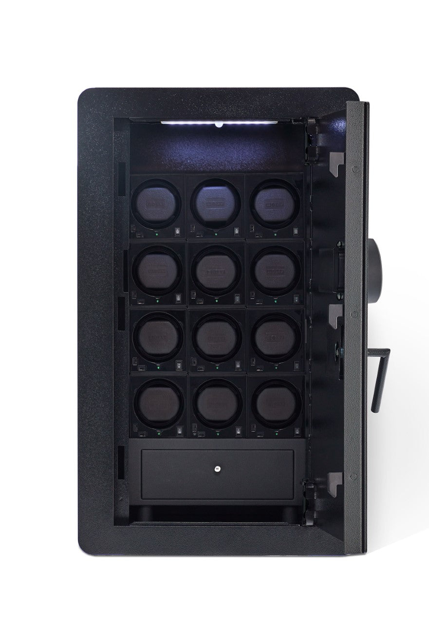 BlumSafe Professional Junior Watch Winder & Jewelry Wall Safe