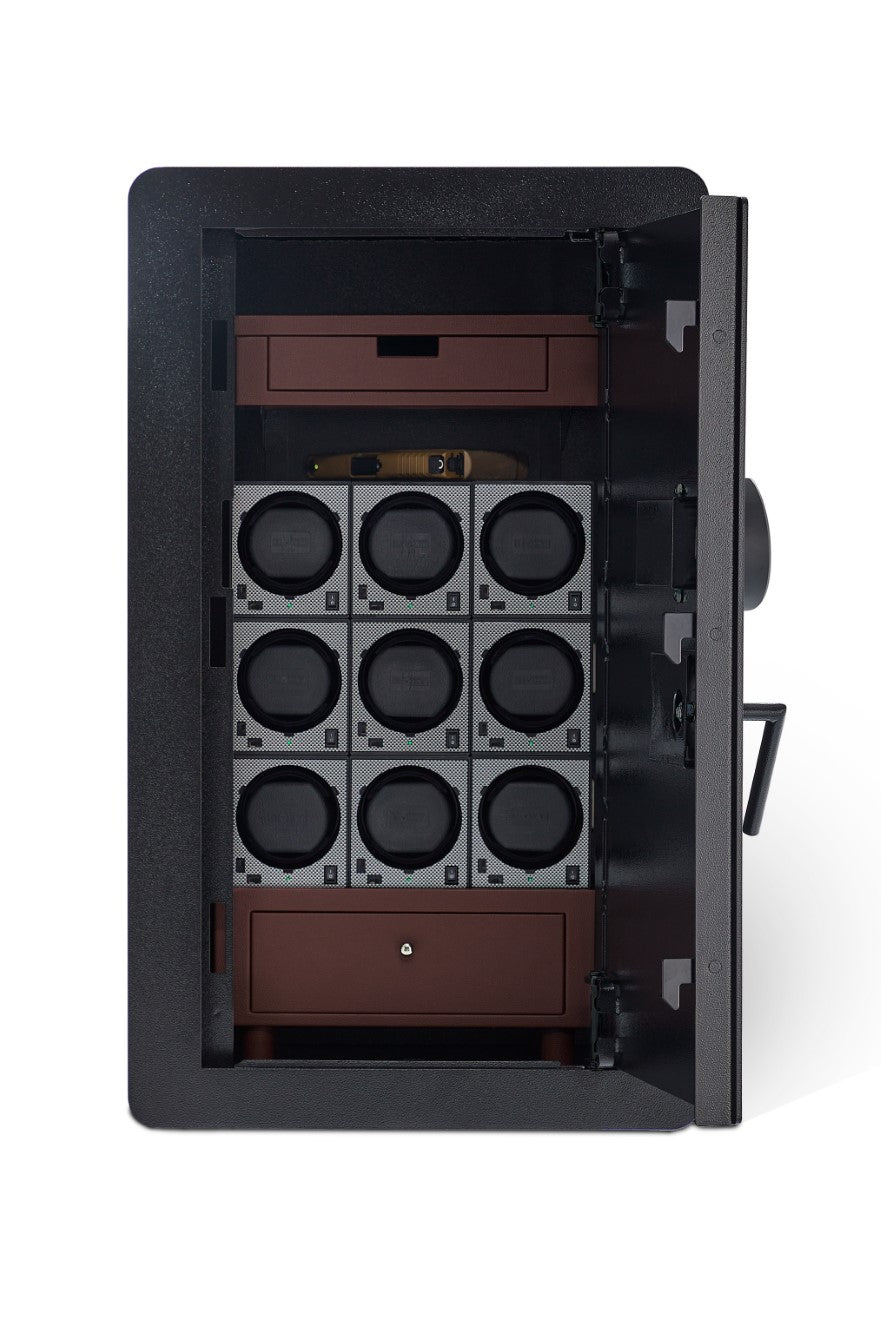 BlumSafe Professional Junior Watch Winder & Jewelry Wall Safe