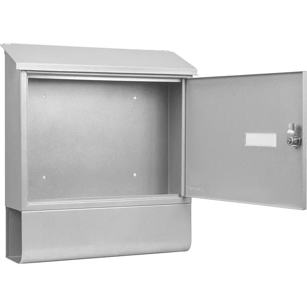Barska CB13698 Contemporary Wall Mount Mailbox with Newspaper Bucket