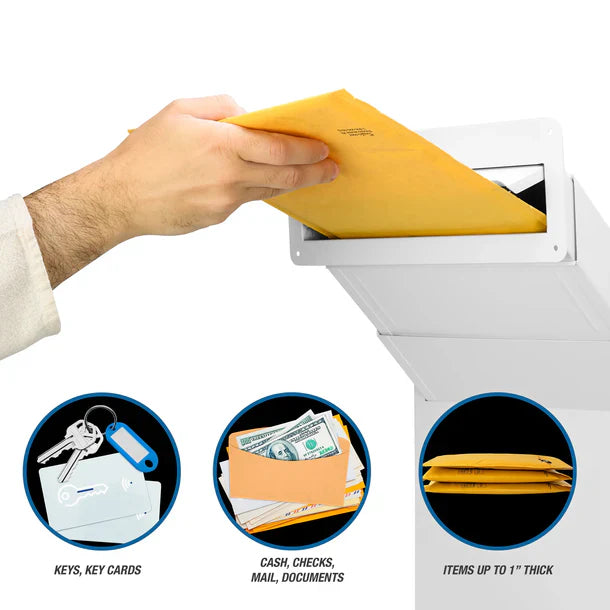 Barska CB13954 Through-The-Wall Drop Box with Adjustable Chute