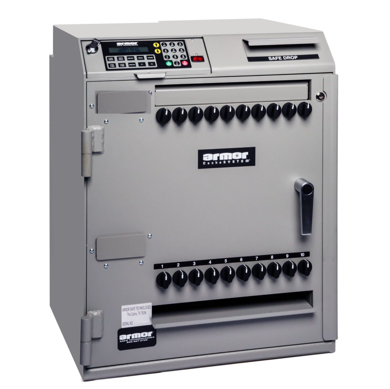 Armor CS-7100 CacheSystem 7100 Series Time Delay Cash Dispensing Safe 120 Tubes
