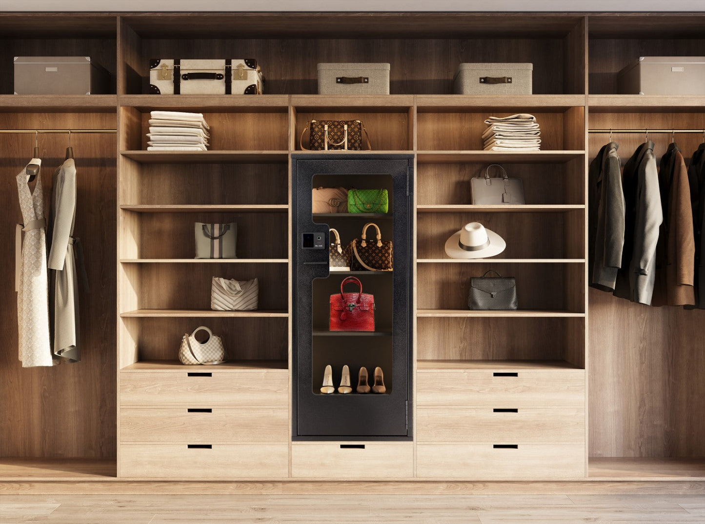 BlumSafe Secure Display Cabinet for Watches